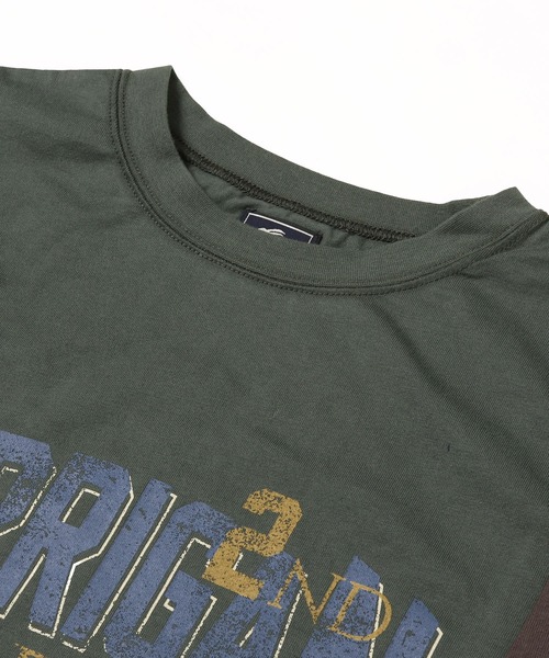 KRIFF MAYER Lady's Collection（クリフメイヤーレディースコレクション）の「カット×布帛リメイク風ワンピース（ワンピース・レディース・ブラウン/ブラック/オートミール/チャコール・LARGE/MEDIUM）」の12枚目の写真