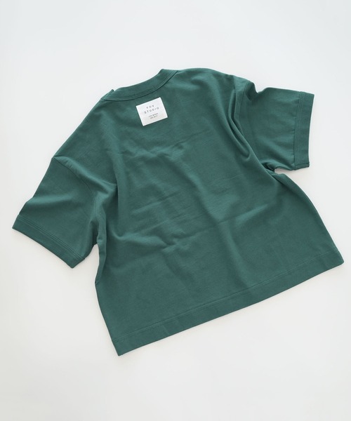 FOV（フォブ）の「フォブ NEVER リンガーTシャツ（Tシャツ/カットソー・キッズ・ベージュ系その他/グリーン/チャコールグレー・S/M/L/XL）」の13枚目の写真