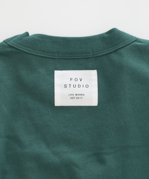 FOV（フォブ）の「フォブ NEVER リンガーTシャツ（Tシャツ/カットソー・キッズ・ベージュ系その他/グリーン/チャコールグレー・S/M/L/XL）」の15枚目の写真