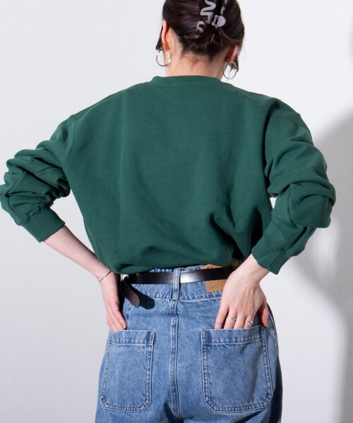 PEANUTS（ピーナッツ）の「【PEANUTS/ピーナッツ】プリント クルーネックスウェット（スウェット・メンズ・グレー/ネイビー/ホワイト/グリーン・L/M）」の17枚目の写真