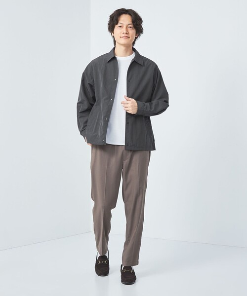 green label relaxing（グリーンレーベルリラクシング）の「REFINETEX コーチ ジャケット -撥水-（その他アウター・メンズ・ネイビー/ダークグレー・XL/L/M/S）」の14枚目の写真