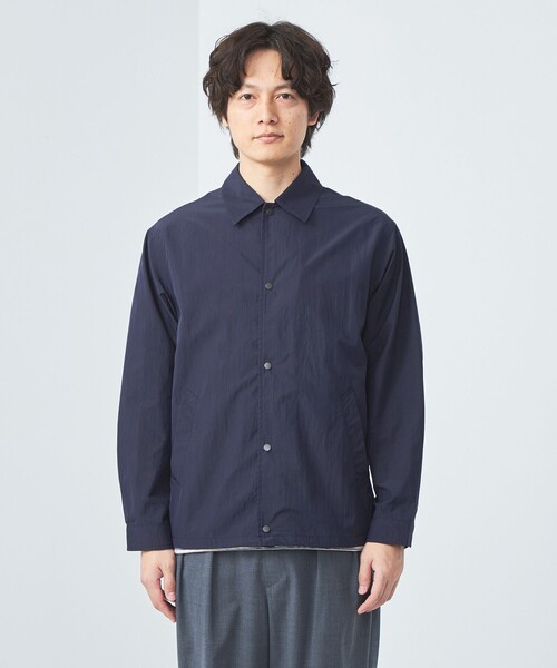 green label relaxing（グリーンレーベルリラクシング）の「REFINETEX コーチ ジャケット -撥水-（その他アウター・メンズ・ネイビー/ダークグレー・XL/L/M/S）」の15枚目の写真