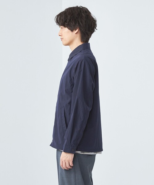 green label relaxing（グリーンレーベルリラクシング）の「REFINETEX コーチ ジャケット -撥水-（その他アウター・メンズ・ネイビー/ダークグレー・XL/L/M/S）」の16枚目の写真
