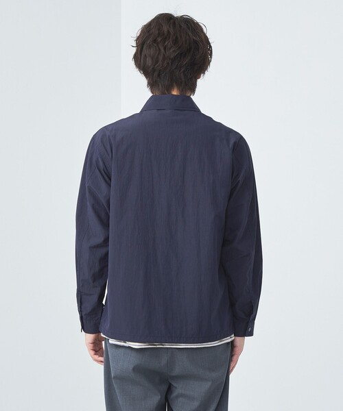 green label relaxing（グリーンレーベルリラクシング）の「REFINETEX コーチ ジャケット -撥水-（その他アウター・メンズ・ネイビー/ダークグレー・XL/L/M/S）」の3枚目の写真