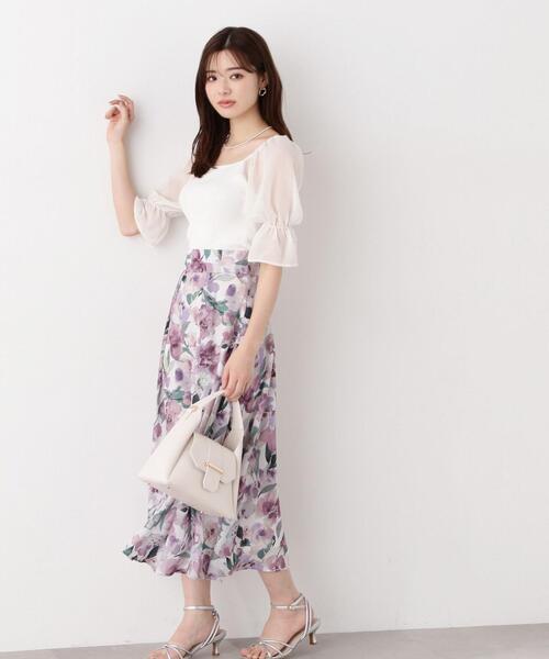 完売　PROPORTION BODY DRESSING ジャガードタックスカート 完売 PROPORTION BODY DRESSING ジャガードタックスカート