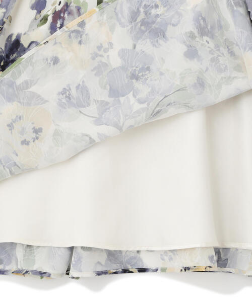 PROPORTION BODY DRESSING（プロポーションボディドレッシング）の「ジャガードフラワータックスカート / 1214120411（スカート・レディース・パープル/ブルー・X-SMALL/SMALL/MEDIUM）」の7枚目の写真