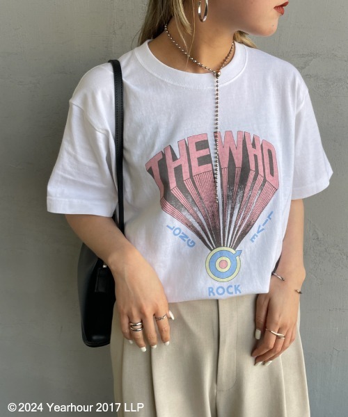 GOOD ROCK SPEED（グッドロックスピード）の「[GOOD ROCK SPEED/グッドロックスピード] THE WHO ロックプリントTシャツ（Tシャツ/カットソー・レディース・ホワイト・F）」の16枚目の写真