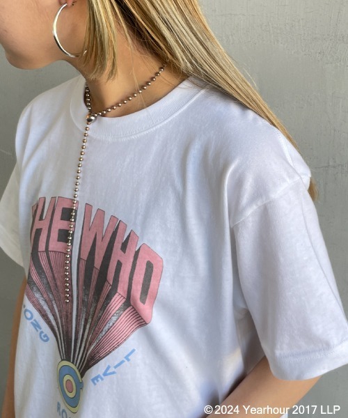 GOOD ROCK SPEED（グッドロックスピード）の「[GOOD ROCK SPEED/グッドロックスピード] THE WHO ロックプリントTシャツ（Tシャツ/カットソー・レディース・ホワイト・F）」の11枚目の写真