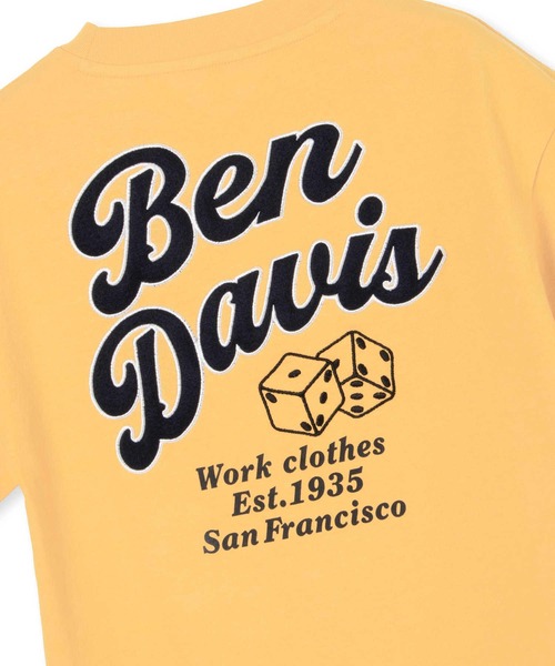 BEN DAVIS（ベンデイビス）の「BEN DAVIS(ベンデイビス)半袖プリントTシャツ（Tシャツ/カットソー・キッズ・ブラック/オフホワイト/イエロー・120/130/140/150/160）」の8枚目の写真
