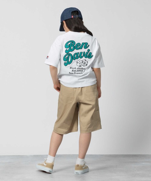 BEN DAVIS（ベンデイビス）の「BEN DAVIS(ベンデイビス)半袖プリントTシャツ（Tシャツ/カットソー・キッズ・ブラック/オフホワイト/イエロー・120/130/140/150/160）」の14枚目の写真