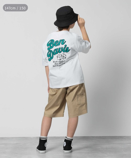 BEN DAVIS（ベンデイビス）の「BEN DAVIS(ベンデイビス)半袖プリントTシャツ（Tシャツ/カットソー・キッズ・ブラック/オフホワイト/イエロー・120/130/140/150/160）」の12枚目の写真