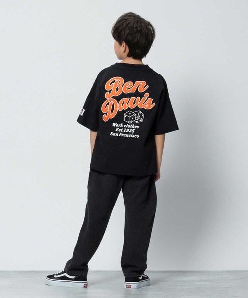 BEN DAVIS（ベンデイビス）の「BEN DAVIS(ベンデイビス)半袖プリントTシャツ（Tシャツ/カットソー・キッズ・ブラック/オフホワイト/イエロー・120/130/140/150/160）」の18枚目の写真