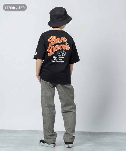 BEN DAVIS（ベンデイビス）の「BEN DAVIS(ベンデイビス)半袖プリントTシャツ（Tシャツ/カットソー・キッズ・ブラック/オフホワイト/イエロー・120/130/140/150/160）」の17枚目の写真