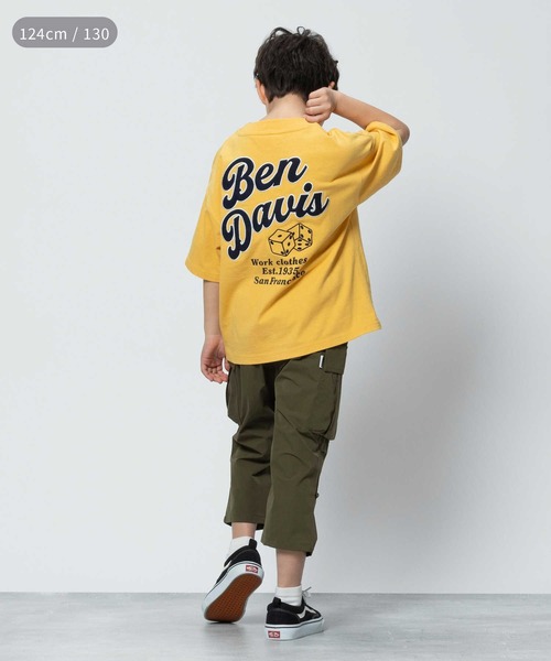 BEN DAVIS（ベンデイビス）の「BEN DAVIS(ベンデイビス)半袖プリントTシャツ（Tシャツ/カットソー・キッズ・ブラック/オフホワイト/イエロー・120/130/140/150/160）」の21枚目の写真