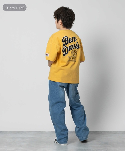 BEN DAVIS（ベンデイビス）の「BEN DAVIS(ベンデイビス)半袖プリントTシャツ（Tシャツ/カットソー・キッズ・ブラック/オフホワイト/イエロー・120/130/140/150/160）」の20枚目の写真