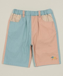 バイカラーハーフパンツ