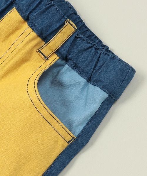 Love&Peace&Money（ラブアンドピースアンドマネー）の「バイカラーハーフパンツ（その他パンツ・キッズ・ネイビー/マルチ・90cm/100cm/110cm/120cm/130cm/80ｃｍ）」の7枚目の写真