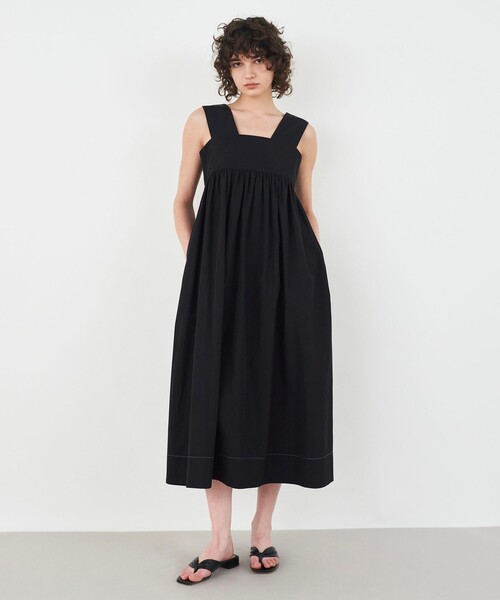 未使用タグ付き✨ デプレ コットンタイプライター レイヤードワンピース 3way セール】コットンタイプライター レイヤードワンピース（ワンピース