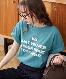 メッセージ ロゴ プリント Tシャツ（半袖）