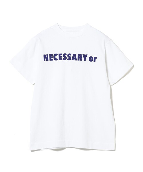 NECESSARY or UNNECESSARY(ネセサリーオアアンネセサリー)の「NECESSARY or UNNECESSARY / NOUN プリントTシャツ(Tシャツ/カットソー・メンズ・ホワイト/イエロー系その他3・MEDIUM/LARGE)」の3枚目の写真