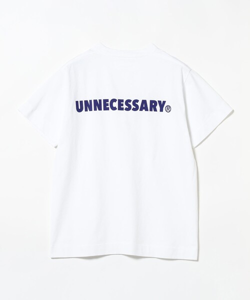 NECESSARY or UNNECESSARY(ネセサリーオアアンネセサリー)の「NECESSARY or UNNECESSARY / NOUN プリントTシャツ(Tシャツ/カットソー・メンズ・ホワイト/イエロー系その他3・MEDIUM/LARGE)」の4枚目の写真