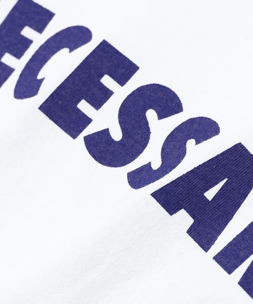 NECESSARY or UNNECESSARY(ネセサリーオアアンネセサリー)の「NECESSARY or UNNECESSARY / NOUN プリントTシャツ(Tシャツ/カットソー・メンズ・ホワイト/イエロー系その他3・MEDIUM/LARGE)」の5枚目の写真