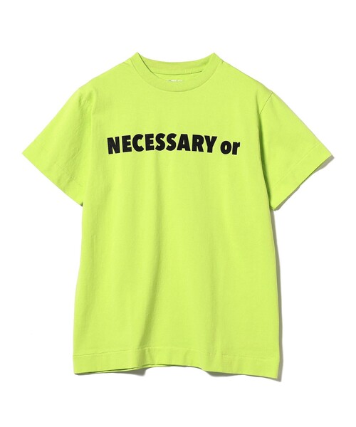NECESSARY or UNNECESSARY(ネセサリーオアアンネセサリー)の「NECESSARY or UNNECESSARY / NOUN プリントTシャツ(Tシャツ/カットソー・メンズ・ホワイト/イエロー系その他3・MEDIUM/LARGE)」の6枚目の写真