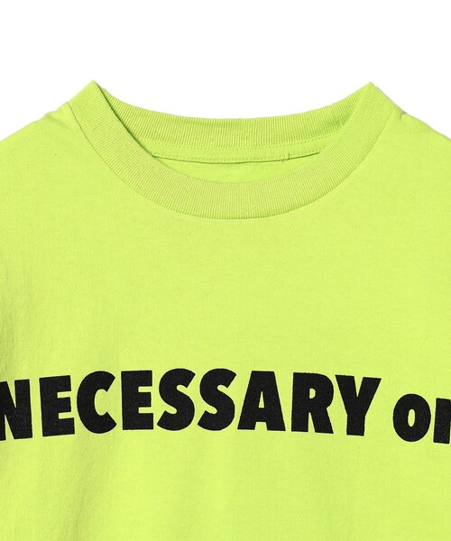 NECESSARY or UNNECESSARY(ネセサリーオアアンネセサリー)の「NECESSARY or UNNECESSARY / NOUN プリントTシャツ(Tシャツ/カットソー・メンズ・ホワイト/イエロー系その他3・MEDIUM/LARGE)」の7枚目の写真