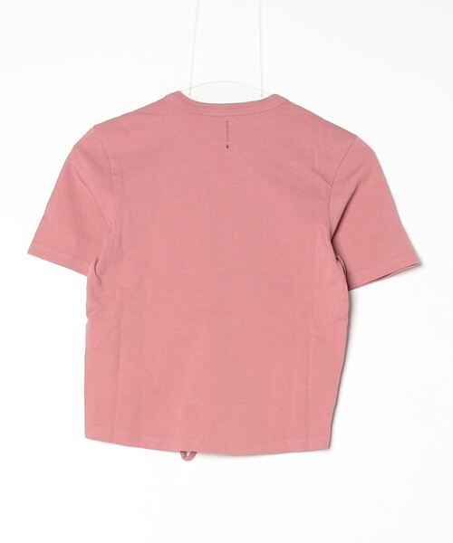 ALLSAINTS（オールセインツ）の「GIGI DRAWCORD CENTRE CROPPED T-SHIRT | GIGI ドローコード センター クロップド Tシャツ（Tシャツ/カットソー・レディース・ピンク系その他・4/10/8/6/12/2）」の8枚目の写真
