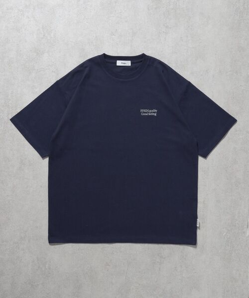 【関税込み】VTMNTS ブルー ロゴ刺繍 Tシャツ 新色追加【FFEIN（フェイン）】ワンポイントロゴ刺繍 / Tシャツ