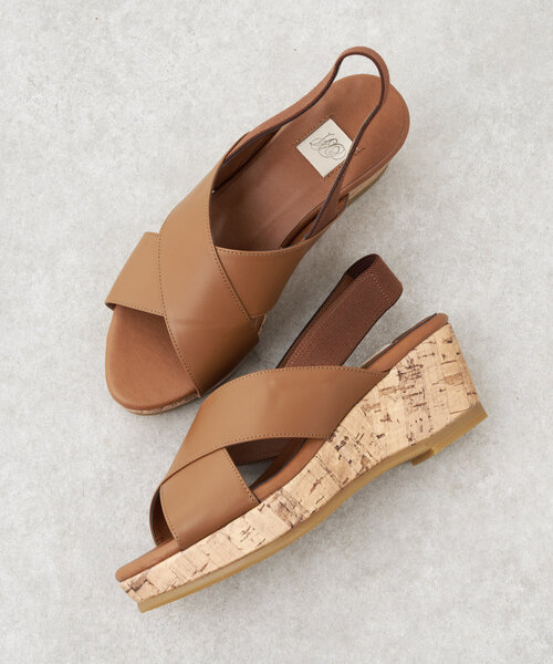 BEARDSLEY（ビアズリー）の「クロスデザインサンダル（サンダル・レディース・ブラック/キャメル/グレイッシュベージュ・S/M/L）」の15枚目の写真