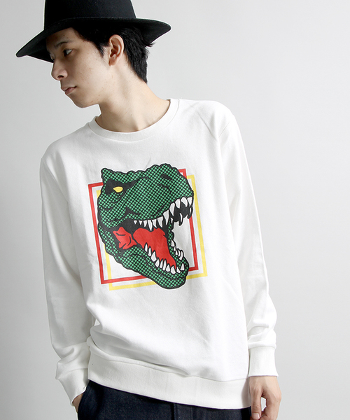 WEGO（ウィゴー）の「WEGO/イラストプルオーバー（スウェット・メンズ・ブラック/ホワイト・MEDIUM/LARGE）」の13枚目の写真