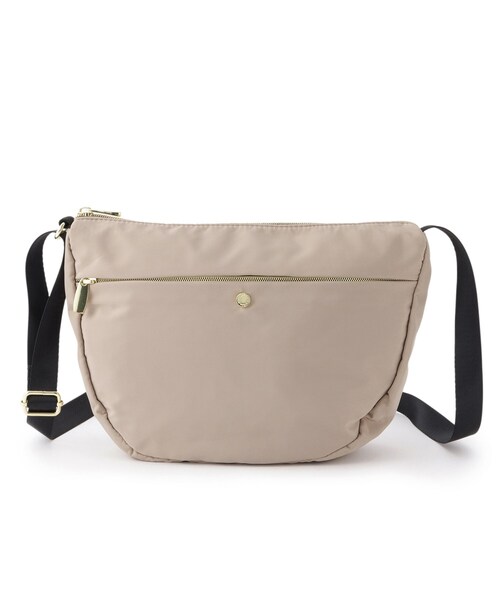 ITS'DEMO（イッツデモ）の「◆【軽量】撥水加工生地 釦ショルダー（ショルダーバッグ・レディース・ベージュ/ボルドー/ブラック/ネイビー・00）」の3枚目の写真