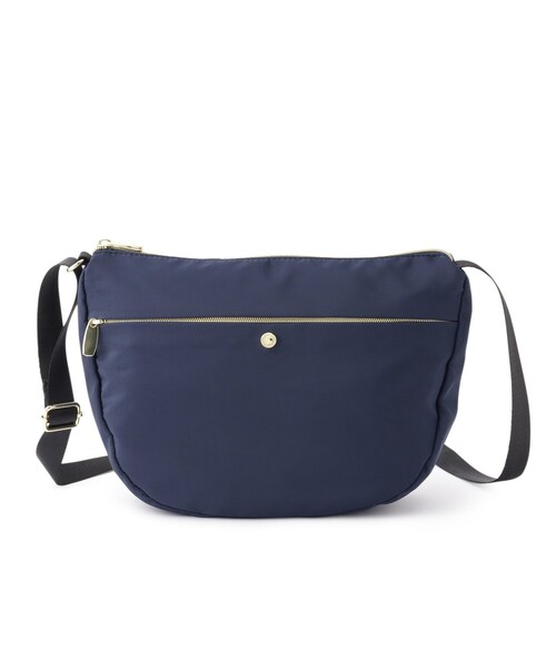 ITS'DEMO（イッツデモ）の「◆【軽量】撥水加工生地 釦ショルダー（ショルダーバッグ・レディース・ベージュ/ボルドー/ブラック/ネイビー・00）」の4枚目の写真