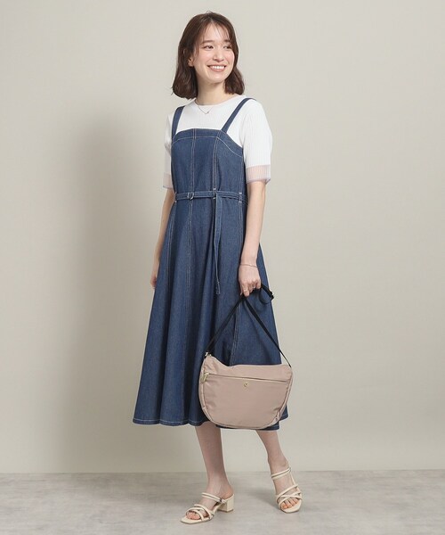 ITS'DEMO（イッツデモ）の「◆【軽量】撥水加工生地 釦ショルダー（ショルダーバッグ・レディース・ベージュ/ボルドー/ブラック/ネイビー・00）」の19枚目の写真