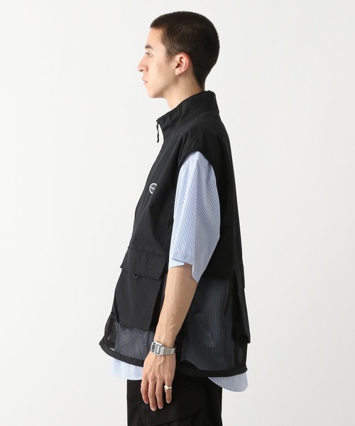 Ridingmania（ライディングマニア）の「【Ridingmania/ライディングマニア】 メッシュ/オーバーサイズミリタリーベスト（ベスト・メンズ・ブラック/グレー系その他・MEDIUM/LARGE）」の14枚目の写真