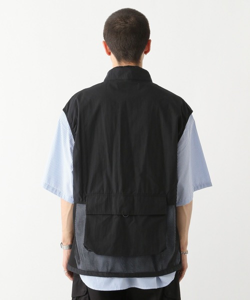 Ridingmania（ライディングマニア）の「【Ridingmania/ライディングマニア】 メッシュ/オーバーサイズミリタリーベスト（ベスト・メンズ・ブラック/グレー系その他・MEDIUM/LARGE）」の15枚目の写真