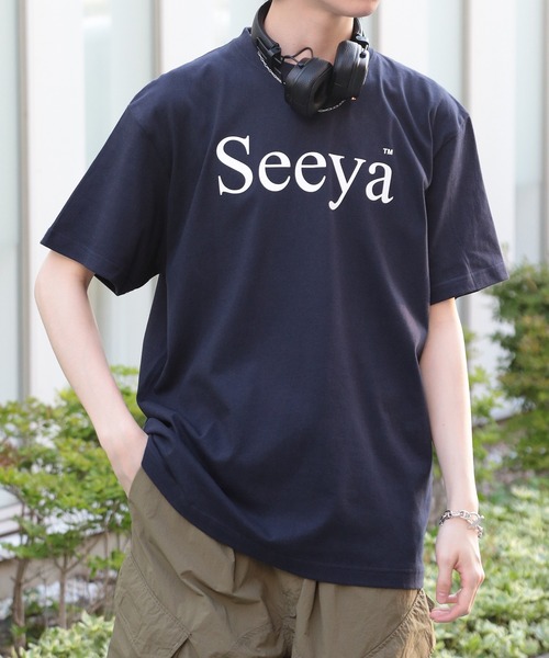 THE FINAL VIEW(ザファイナルビュー)の「【THE FINAL VIEW】seeya message logo print t-shirt unisex メッセージロゴプリントTシャツ 半袖T ユニセックス(Tシャツ/カットソー・レディース・ホワイト/ブラック/ライトピンク/グレー/グレイッシュブルー/ホワイト系その他2/ベージュ/ミント/ネイビー/ライトパープル・M/S/XL/L)」の7枚目の写真