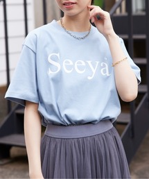 【THE FINAL VIEW】seeya message logo print t-shirt unisex メッセージロゴプリントTシャツ 半袖T ユニセックス