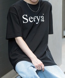 【THE FINAL VIEW】seeya message logo print t-shirt unisex メッセージロゴプリントTシャツ 半袖T ユニセックス