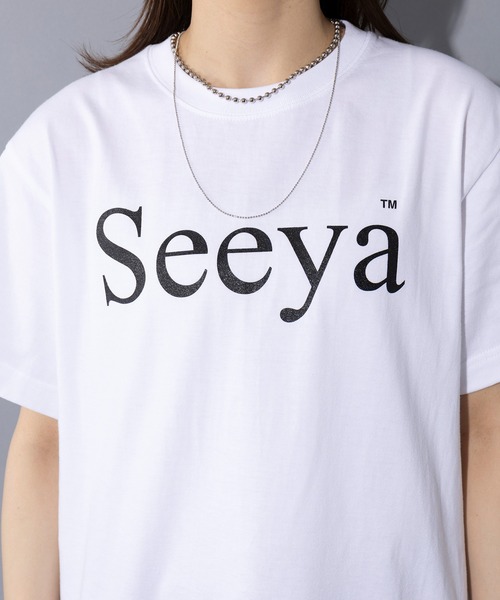 THE FINAL VIEW(ザファイナルビュー)の「【THE FINAL VIEW】seeya message logo print t-shirt unisex メッセージロゴプリントTシャツ 半袖T ユニセックス(Tシャツ/カットソー・レディース・ホワイト/ブラック/ライトピンク/グレー/グレイッシュブルー/ホワイト系その他2/ベージュ/ミント/ネイビー/ライトパープル・M/S/XL/L)」の16枚目の写真