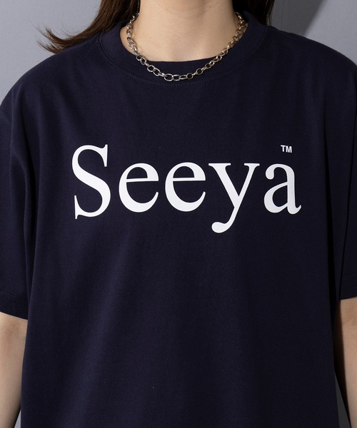 THE FINAL VIEW(ザファイナルビュー)の「【THE FINAL VIEW】seeya message logo print t-shirt unisex メッセージロゴプリントTシャツ 半袖T ユニセックス(Tシャツ/カットソー・レディース・ホワイト/ブラック/ライトピンク/グレー/グレイッシュブルー/ホワイト系その他2/ベージュ/ミント/ネイビー/ライトパープル・M/S/XL/L)」の13枚目の写真