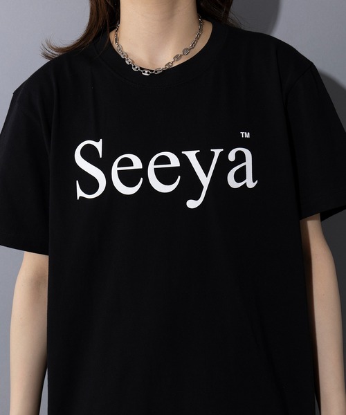 THE FINAL VIEW(ザファイナルビュー)の「【THE FINAL VIEW】seeya message logo print t-shirt unisex メッセージロゴプリントTシャツ 半袖T ユニセックス(Tシャツ/カットソー・レディース・ホワイト/ブラック/ライトピンク/グレー/グレイッシュブルー/ホワイト系その他2/ベージュ/ミント/ネイビー/ライトパープル・M/S/XL/L)」の22枚目の写真