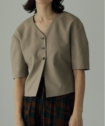 anuke（アンヌーク）の「Vneck Compact Shirts（シャツ/ブラウス