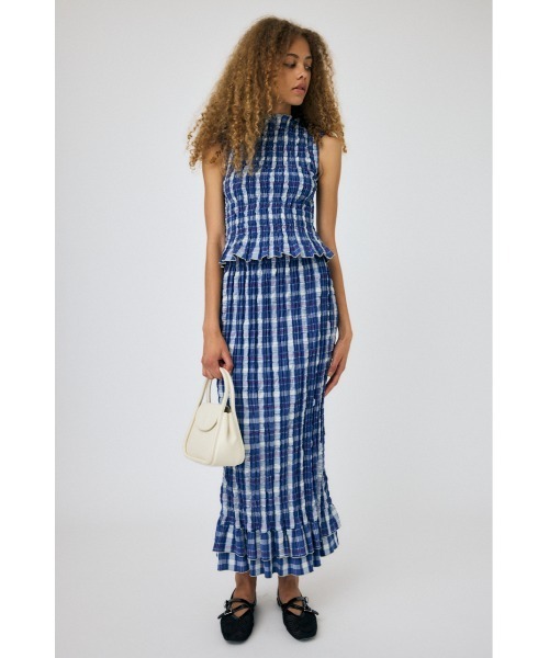 MOUSSY(マウジー)の「SHIRRING MERMAID スカート(スカート・レディース・ブラック/オレンジ系その他/ブルー系その他/ブラック系その他・1/2)」の10枚目の写真