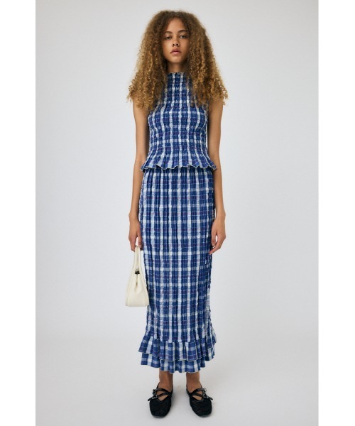 MOUSSY(マウジー)の「SHIRRING MERMAID スカート(スカート・レディース・ブラック/オレンジ系その他/ブルー系その他/ブラック系その他・1/2)」の11枚目の写真