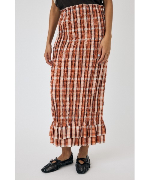 MOUSSY(マウジー)の「SHIRRING MERMAID スカート(スカート・レディース・ブラック/オレンジ系その他/ブルー系その他/ブラック系その他・1/2)」の21枚目の写真