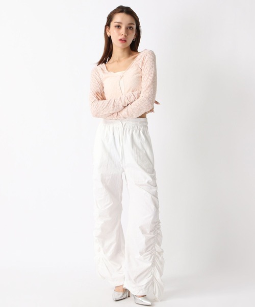 FOREVER 21(フォーエバー トゥエンティーワン)の「【2024SS】コンパクトレースカーディガン(カーディガン/ボレロ・レディース・ブラック/ホワイト/ピンク・FREE)」の10枚目の写真