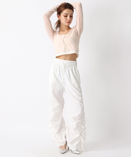 FOREVER 21(フォーエバー トゥエンティーワン)の「【2024SS】コンパクトレースカーディガン(カーディガン/ボレロ・レディース・ブラック/ホワイト/ピンク・FREE)」の9枚目の写真