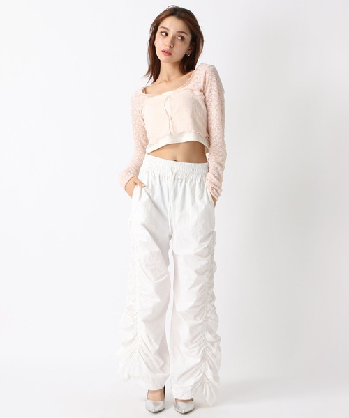 FOREVER 21(フォーエバー トゥエンティーワン)の「【2024SS】コンパクトレースカーディガン(カーディガン/ボレロ・レディース・ブラック/ホワイト/ピンク・FREE)」の8枚目の写真